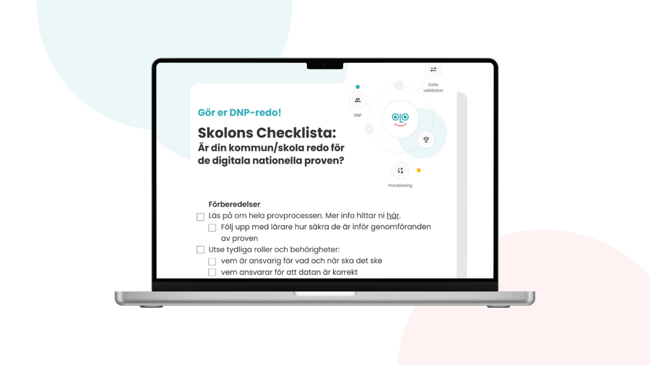 DNP-checklista, laptop