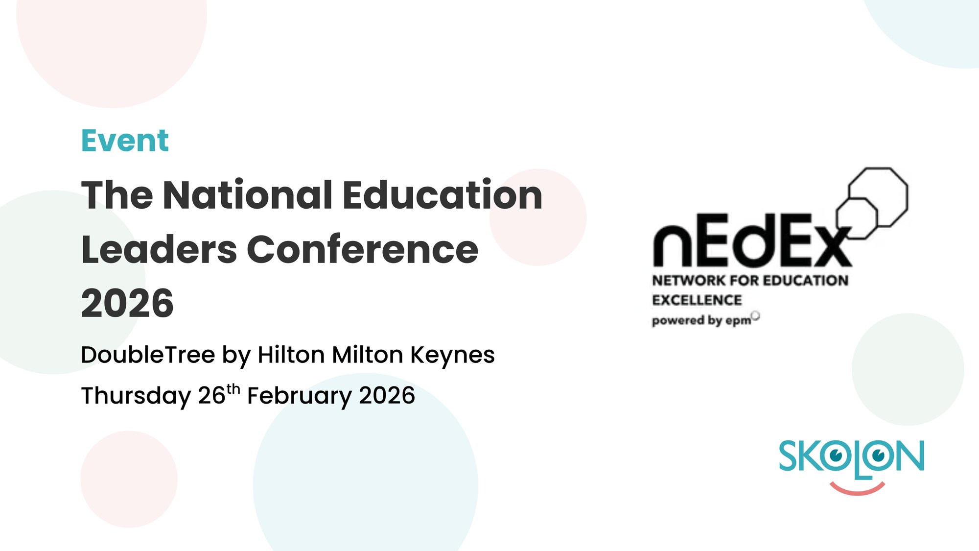 The National Education Leaders Conference 2026