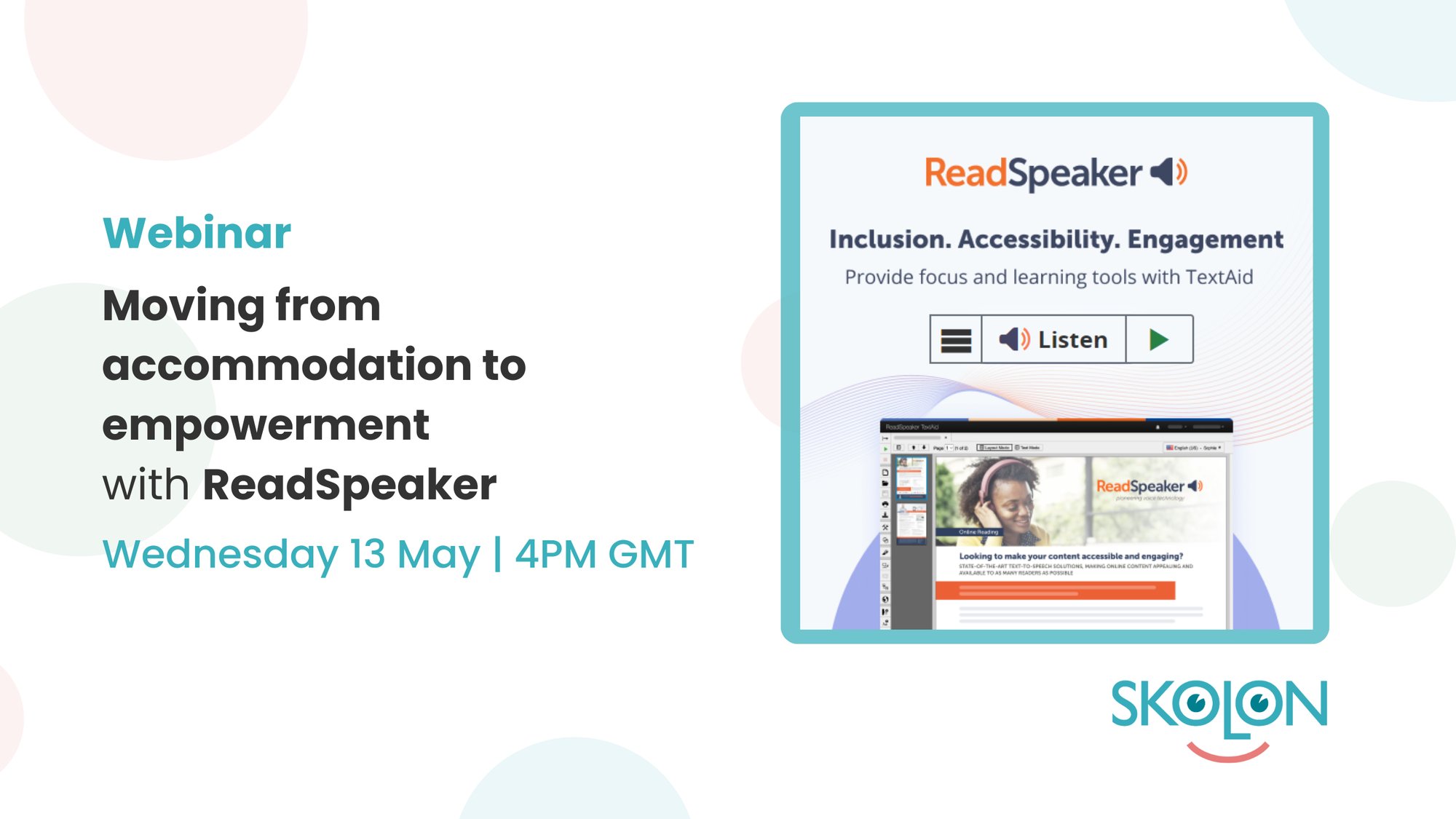 UK ReadSpeaker x Skolon Webinar May 2026